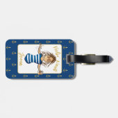 Voor vrouwen Modern Feelin' Nauti Funny Cruise Bagagelabel (Achterkant horizontaal)