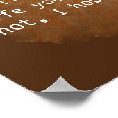 Voor wat het waard is F. Scott Fitzgerald Quote Poster (Hoek)