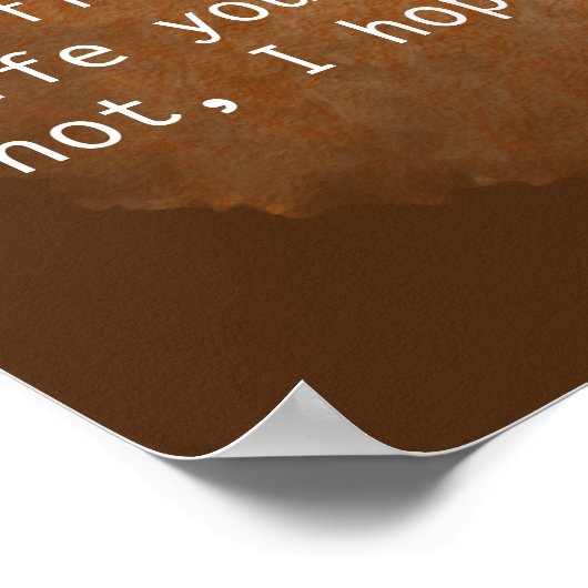 Voor wat het waard is F. Scott Fitzgerald Quote Poster (Hoek)