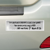 "Voor wat het WINST... - Gepersonaliseerd Bumpersticker (Op auto)