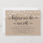 Voor we dat doen eten we, een ritueel repetitief d kaart (Voorkant)