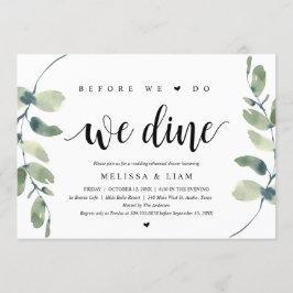 Voor we dat doen, gaan we met een bruiloft eten. kaart