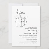 Voor we zeggen: "Ik doe", een bruiloft met een rep Kaart (Voorkant)