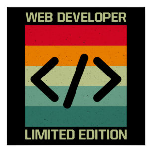 Voor webontwikkelaars perfect poster