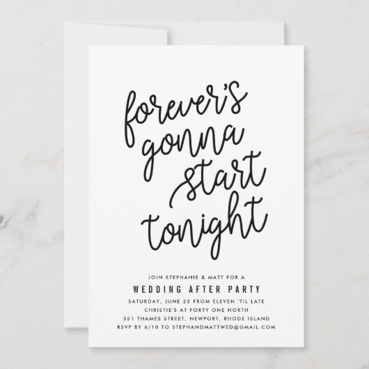 Voor | Weddenschap na uitnodiging (Voorkant)