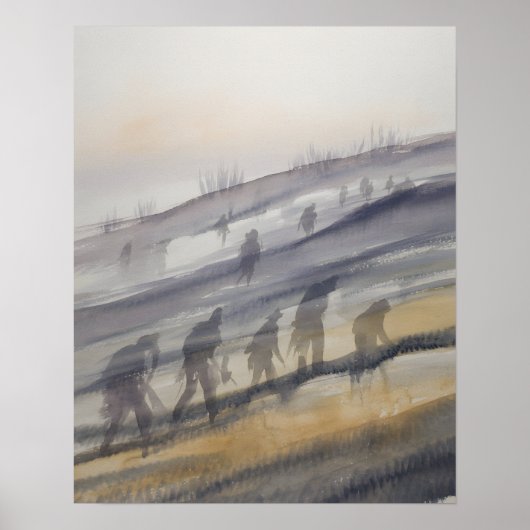 Voor wie de klok luidt poster (Voorkant)