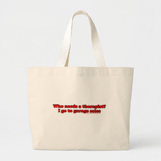 Voor wie zijn er therapiesymptomen T Grote Tote Bag