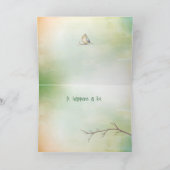 Voor Wonderful Sister in law Bird on Branch Kaart (Binnen)