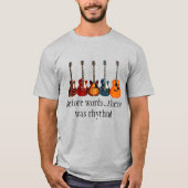 Voor Words There Was Rhythm Tshirt (Voorkant)