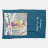 Voor Wren ik koken keukenhanddoek (Horizontaal)