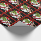 Voor Yamamoto Mele Kalikimaka wrapping Paper Night Cadeaupapier (Hoek)