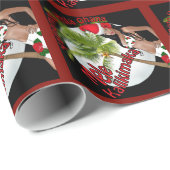 Voor Yamamoto Mele Kalikimaka wrapping Paper Night Cadeaupapier (Rol Hoek)