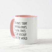 Voor yogaliefhebbers, grappige yogameditatie Ontsp Mok (Voorkant links)