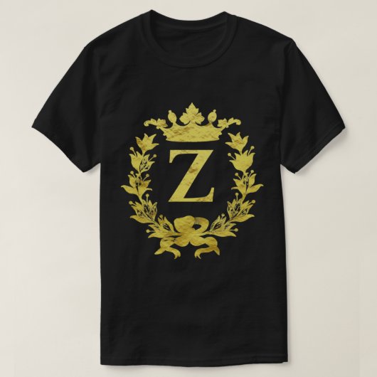 Voor Zachary, Zoe, Zoey. De letter Z monogram, alp T-shirt (Design voorkant)