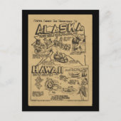 Voor ze de staten Alaska en Hawaii waren Briefkaart (Voorkant)