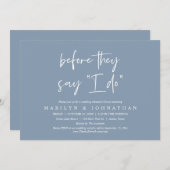 Voor ze zeggen: "Ik doe", een bruiloft met een rep Kaart (Voorkant / Achterkant)