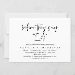 Voor ze zeggen: "Ik doe", een bruiloft met een rep Kaart