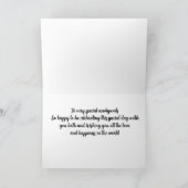 VOOR **ZEER SPECIALE NIUWGETROUWDE** KAART (Binnen)