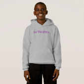 Voor zijn Glory Unisex Kinder Hoodie (Voorkant volledig)