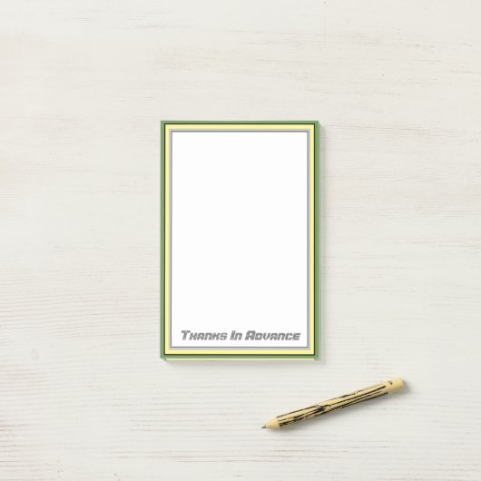 Voor zijn Kantoor Post-it® Notes (Op bureau)