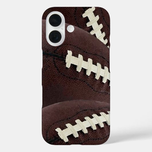 Voor zijn moderne grafische iPhone Football Case-Mate iPhone Case (Achterkant)