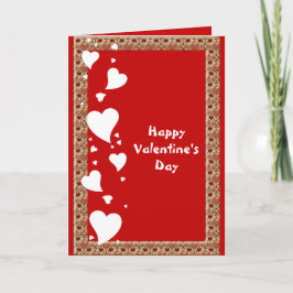 Voor zijn Valentijnsdag hoort Red Romantic op maat Feestdagen Kaart