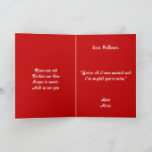 Voor zijn Valentijnsdag Romantic Red Cupid Angels Feestdagen Kaart (Binnen)