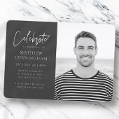 Voor zijn viering van het leven Moderne Eenvoudige Kaart