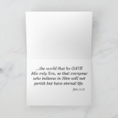 Voor zo van Gehouden God Feestdagen Kaart (Binnen)