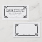 Voor zoete witchery visitekaartje (Voorkant / Achterkant)