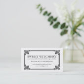 Voor zoete witchery visitekaartje (Staand voorkant)