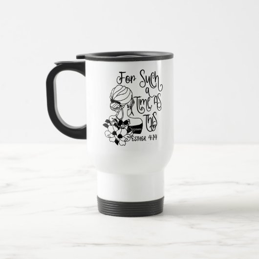 Voor zo'n tijd als deze esther personaliseerde Mug Reisbeker (Links)