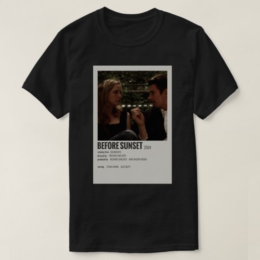 Vóór zonsondergang (2004) t-shirt (Design voorkant)