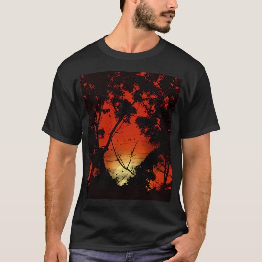 Voor zonsondergang t-shirt (Voorkant)