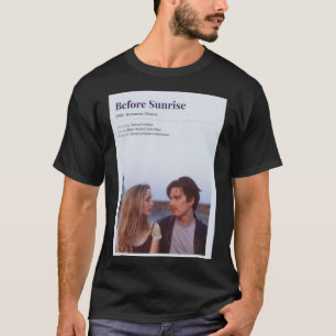 Voor zonsopgang (1995) Richard Linklater Movie T-shirt
