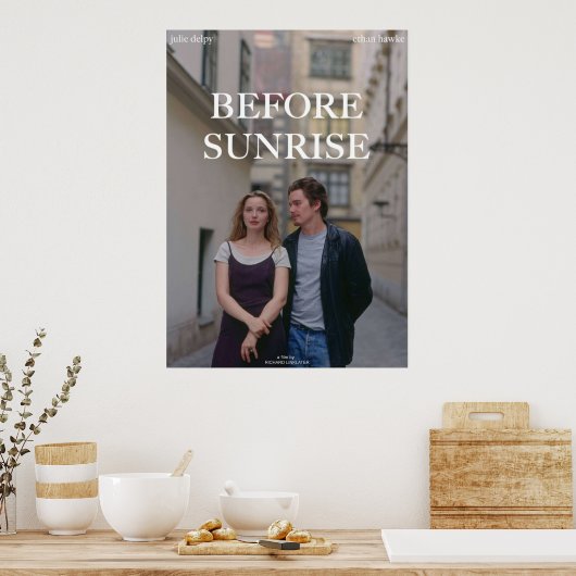 Vóór zonsopgang poster (Keuken)