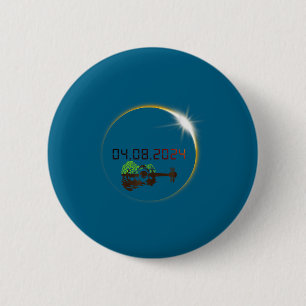 Voor zonsverduistering april 8 zonne-energie ronde button 5,7 cm