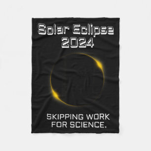 Voor Zonsverduistering Slaan Werk Wetenschap Fleece Deken
