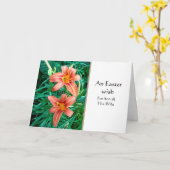 Voor zoon en zijn vrouw Prettige paasgroet Kaart (Gele Bloem)