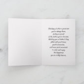 Voor Zoon op Vaderdag. Ventilatorpatroon Kaart (Binnen)