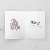 Voor zus, een Cross Stitch Verjaardagskaart Kaart (Binnen)