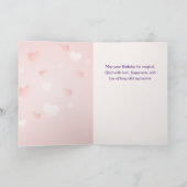 Voor zuster op Birthday Lady van het meer Kaart (Binnen)