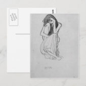 Vooraan door Gustav Klimt Briefkaart (Voorkant / Achterkant)