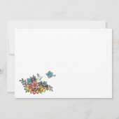 Vooraankondiging Baby Springtime Pasen Aankondiging (Achterkant)