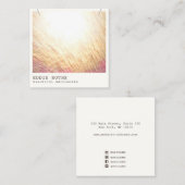 Vooraanstaand Chic Moderne Ketting Display Square  Vierkante Visitekaartje (Voorkant / Achterkant)