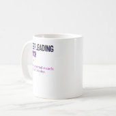 vooraanstaand definitieliefhebbers koffiemok (Voorkant links)