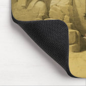 Vooraanzicht van de Grote Temperatuur boven Simbel Muismat (Hoek)