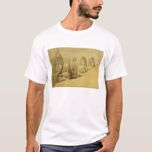 Vooraanzicht van de Grote Temperatuur boven Simbel T-shirt (Voorkant)