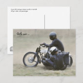 Vooraf 65-zijdemeisjes briefkaart (Voorkant / Achterkant)