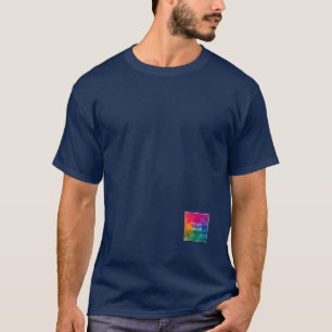 Vooraf afdrukken Voeg Afbeelding Logo Mannen toe u T-shirt